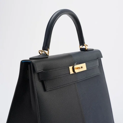 Bag 手縫いのバッグ 布製 トートバッグ スローファッション ハンドメイド 2135 - Billede 4