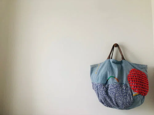 Bag 手縫いのバッグ 布製 スローファッション ハンドメイド 2014